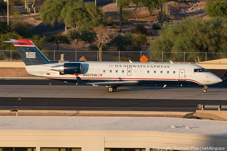 US Airways Express (SkyWest Airlines) Bombardier CRJ-200LR (N907SW) | Photo 61479