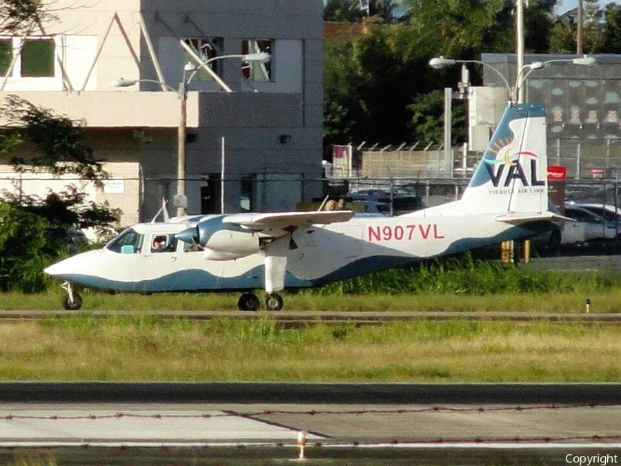 VAL - Vieques Air Link Britten-Norman BN-2A-9 Islander (N907VL) | Photo 71751