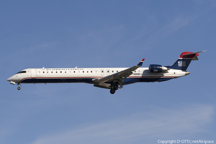 US Airways Express (Mesa Airlines) Bombardier CRJ-900ER (N908FJ) | Photo 279720