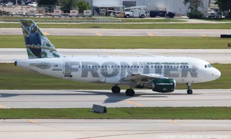 Frontier Airlines Airbus A319-111 (N908FR) | Photo 320298