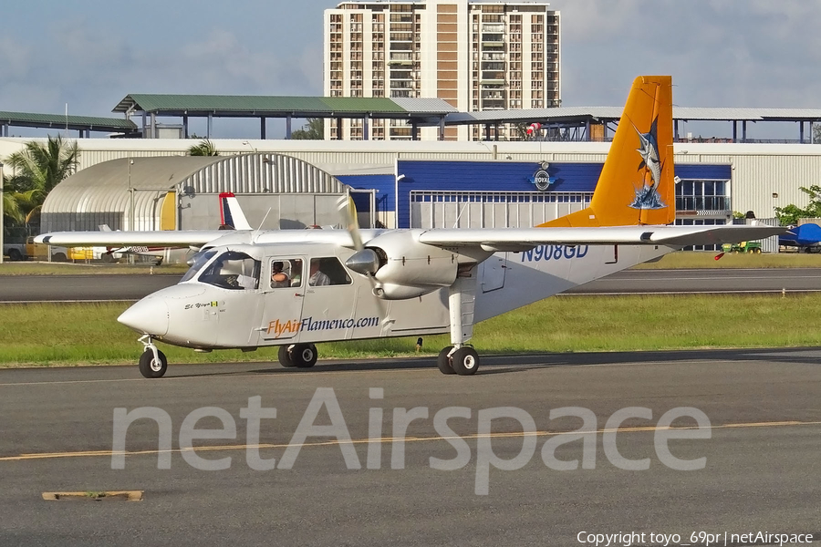 Air Flamenco Britten-Norman BN-2A-26 Islander (N908GD) | Photo 68358