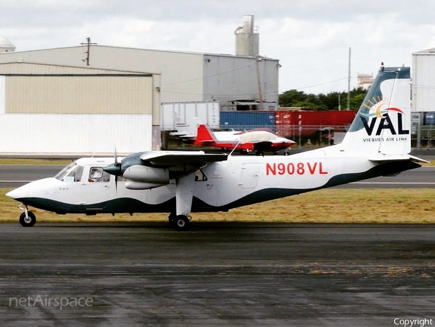 VAL - Vieques Air Link Britten-Norman BN-2B-26 Islander (N908VL) | Photo 165427