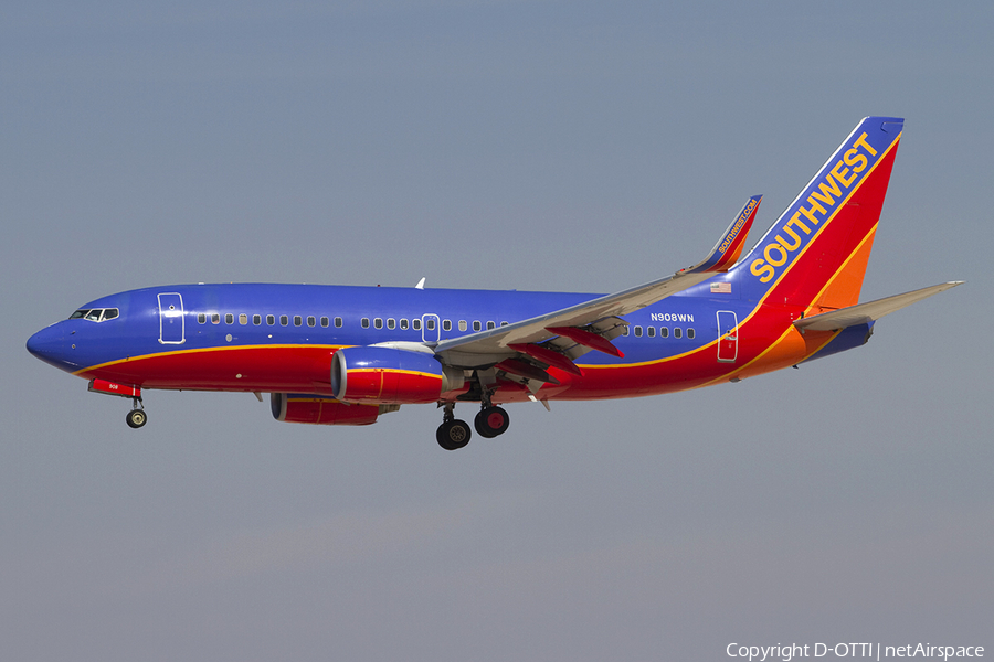 Southwest Airlines Boeing 737-7H4 (N908WN) | Photo 341053