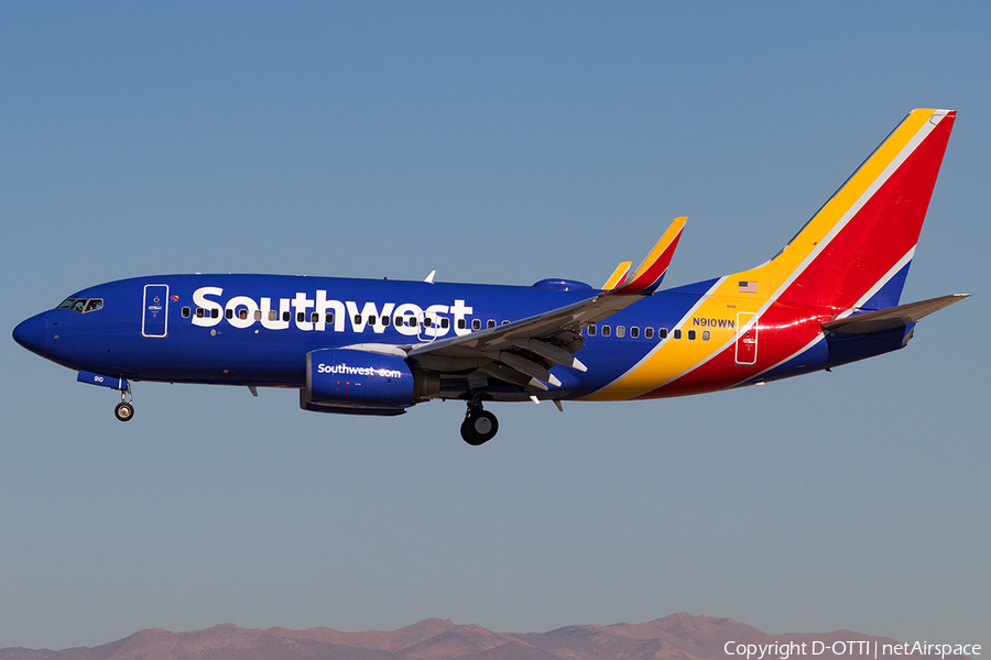 Southwest Airlines Boeing 737-7H4 (N910WN) | Photo 138630