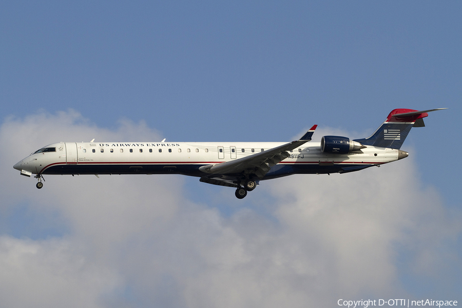 US Airways Express (Mesa Airlines) Bombardier CRJ-900ER (N911FJ) | Photo 339321