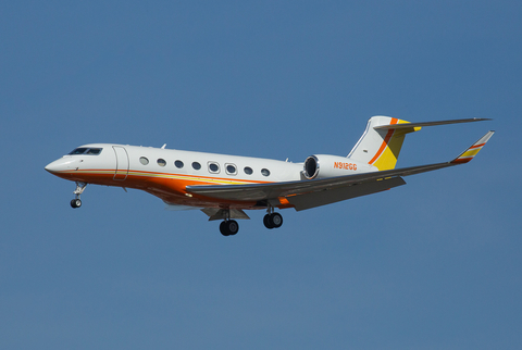 (Private) Gulfstream G650ER (N912GG) at  Farnborough, United Kingdom