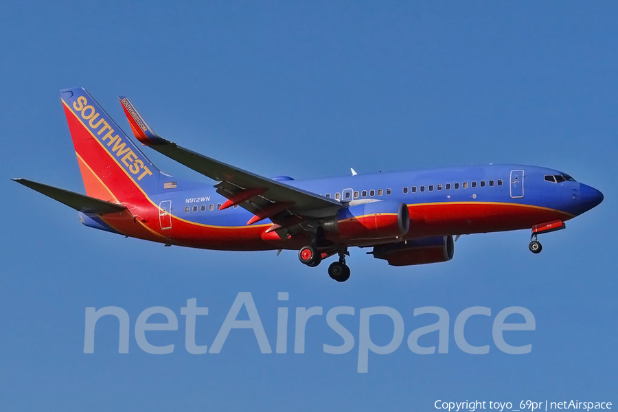 Southwest Airlines Boeing 737-7H4 (N912WN) | Photo 68357