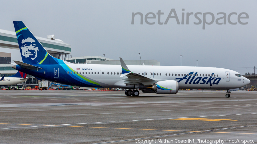 Alaska Airlines Boeing 737-9 MAX (N913AK) | Photo 425461