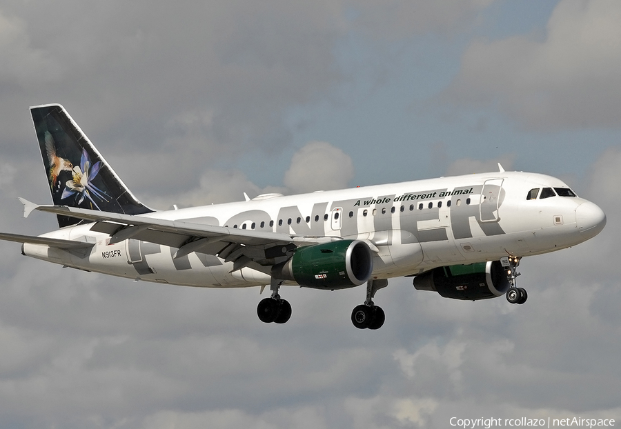 Frontier Airlines Airbus A319-111 (N913FR) | Photo 447909
