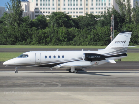 Flightworks Cessna 680A Citation Latitude (N913TW) at  San Juan - Luis Munoz Marin International, Puerto Rico