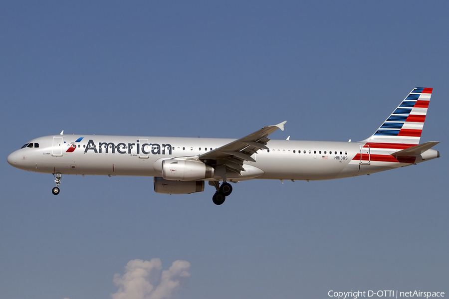 American Airlines Airbus A321-231 (N913US) | Photo 464349