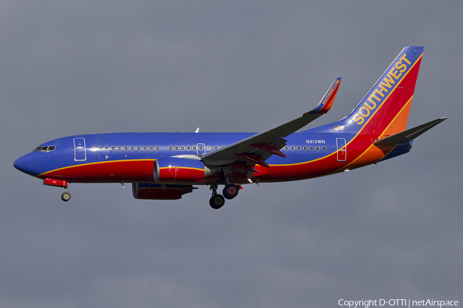 Southwest Airlines Boeing 737-7H4 (N913WN) | Photo 363828