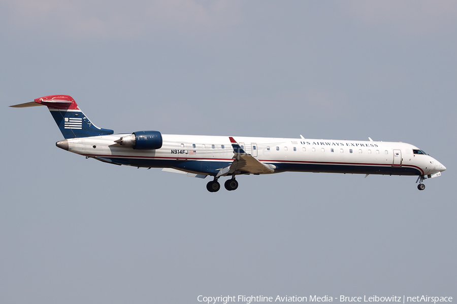 US Airways Express (Mesa Airlines) Bombardier CRJ-900ER (N914FJ) | Photo 93171