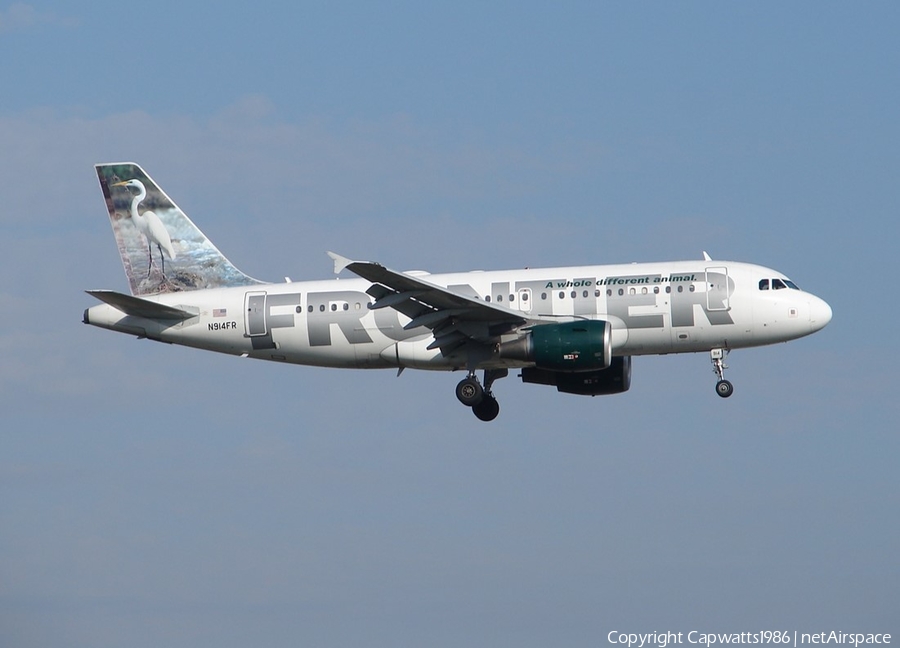 Frontier Airlines Airbus A319-111 (N914FR) | Photo 548222