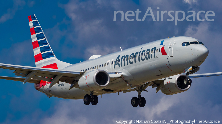 American Airlines Boeing 737-823 (N914NN) | Photo 296659