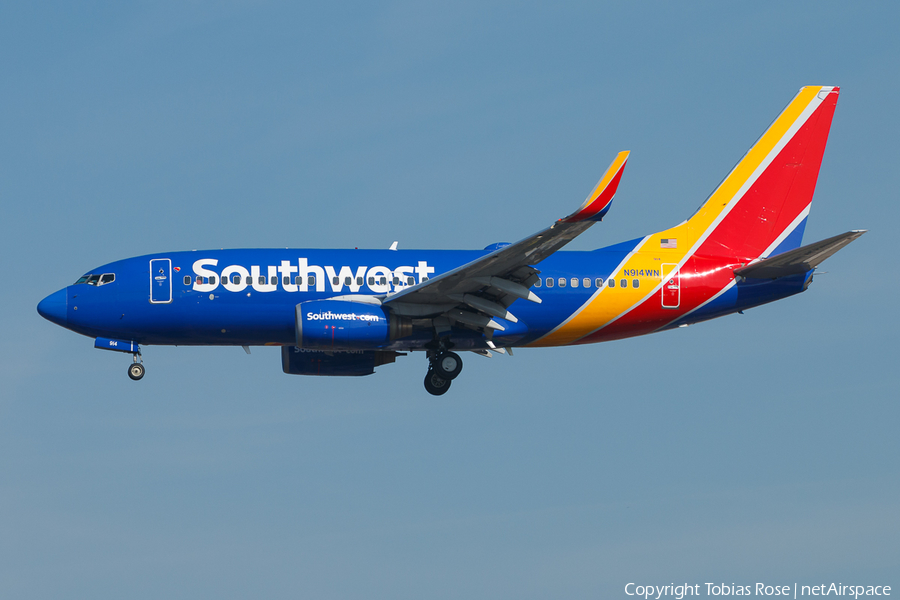 Southwest Airlines Boeing 737-7H4 (N914WN) | Photo 299012