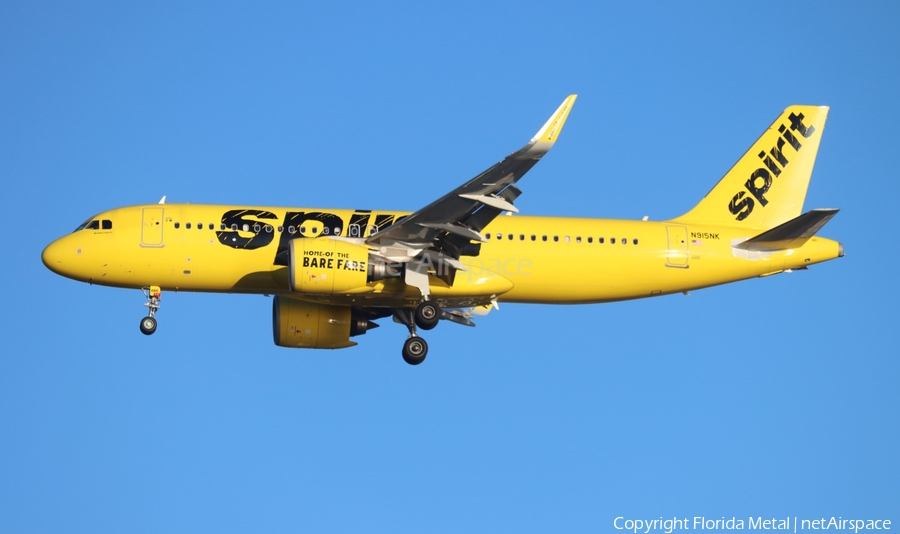 Spirit Airlines Airbus A320-271N (N915NK) | Photo 483310