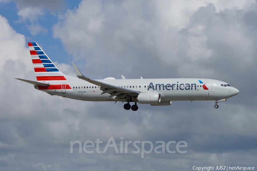 American Airlines Boeing 737-823 (N916AN) | Photo 291754