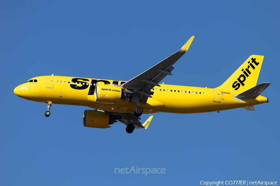 Spirit Airlines Airbus A320-271N (N916NK) | Photo 506091
