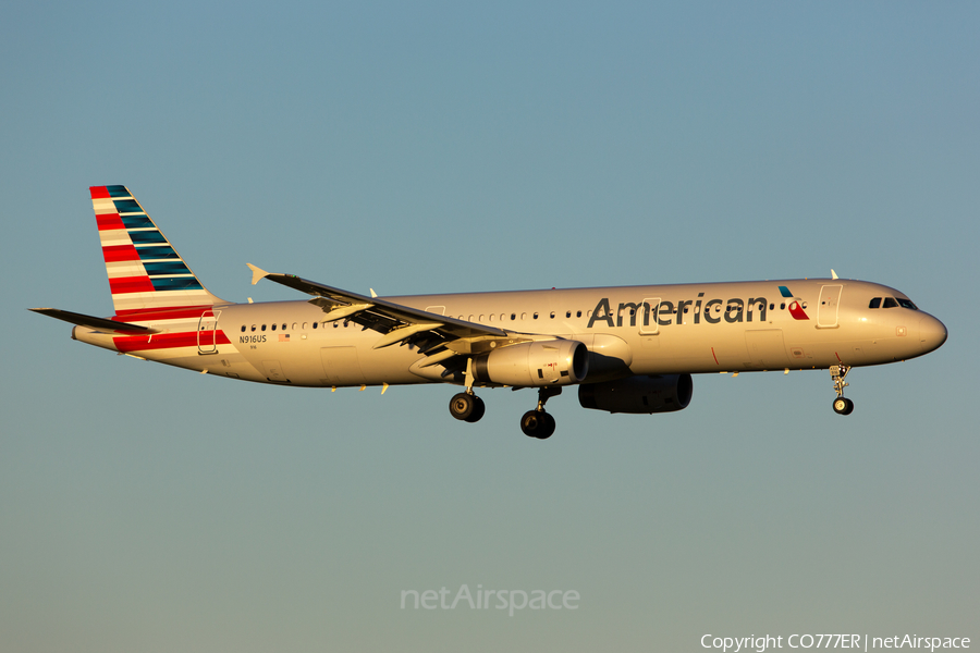 American Airlines Airbus A321-231 (N916US) | Photo 139895