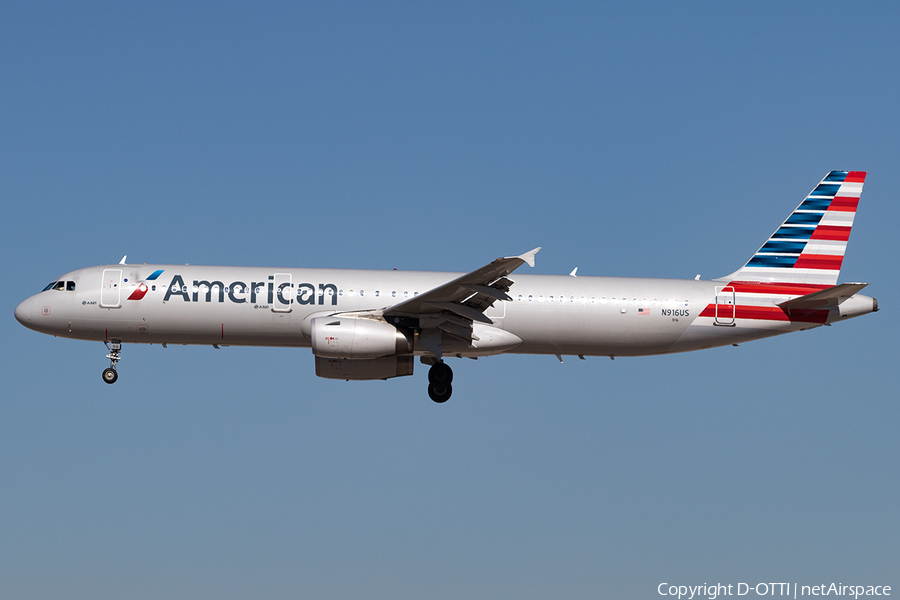 American Airlines Airbus A321-231 (N916US) | Photo 136272