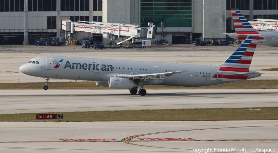 American Airlines Airbus A321-231 (N916US) | Photo 320577