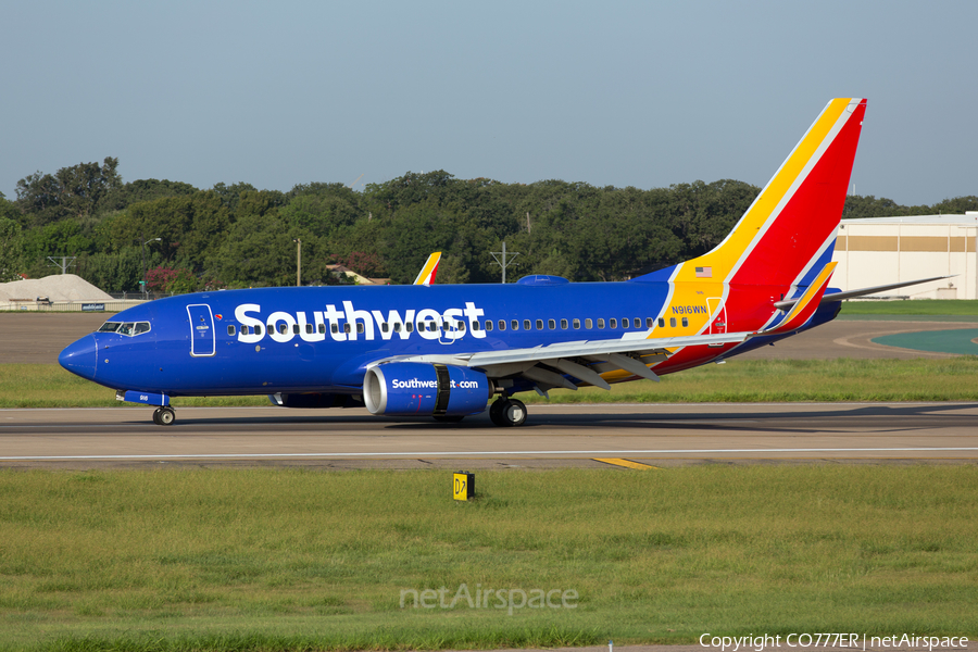 Southwest Airlines Boeing 737-7H4 (N916WN) | Photo 182523