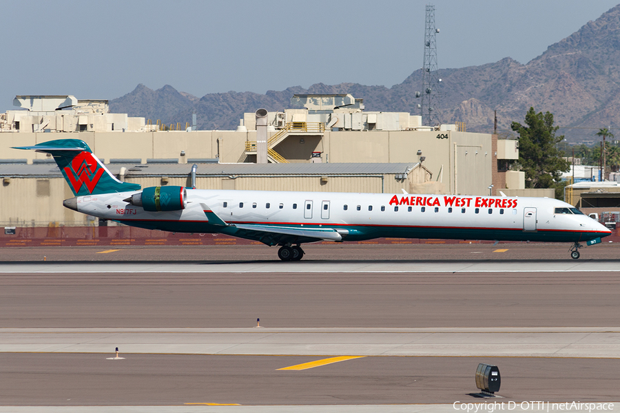 America West Express (Mesa Airlines) Bombardier CRJ-900ER (N917FJ) | Photo 187597