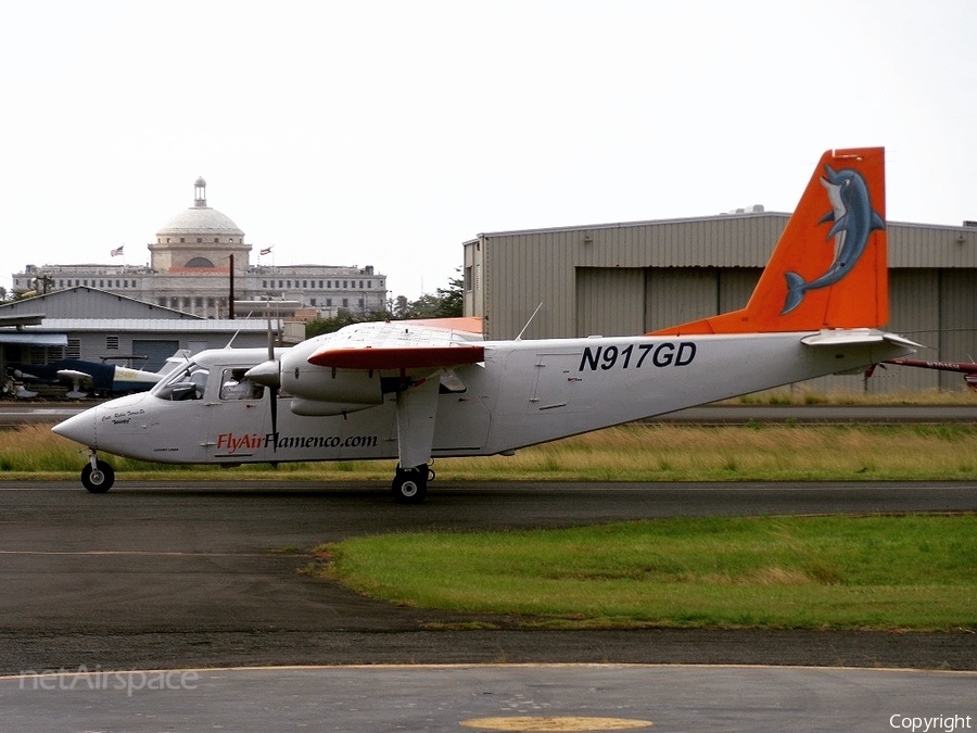 Air Flamenco Britten-Norman BN-2A-27 Islander (N917GD) | Photo 165425
