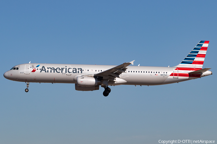 American Airlines Airbus A321-231 (N917UY) | Photo 138618