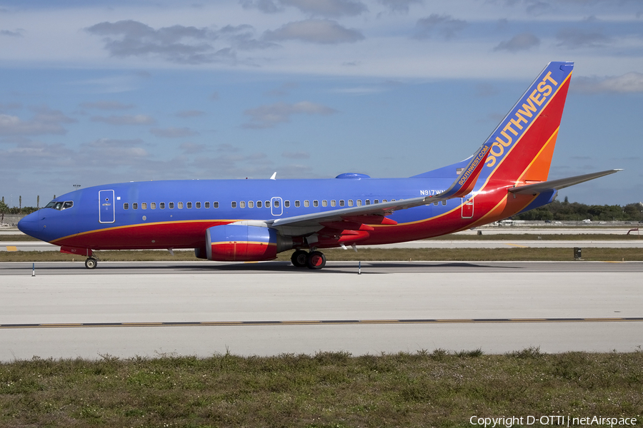 Southwest Airlines Boeing 737-7H4 (N917WN) | Photo 431663