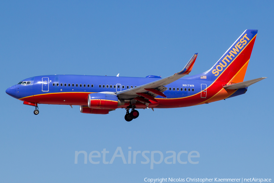 Southwest Airlines Boeing 737-7H4 (N917WN) | Photo 127279