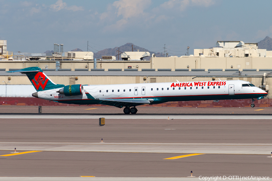 America West Express (Mesa Airlines) Bombardier CRJ-900ER (N918FJ) | Photo 189163