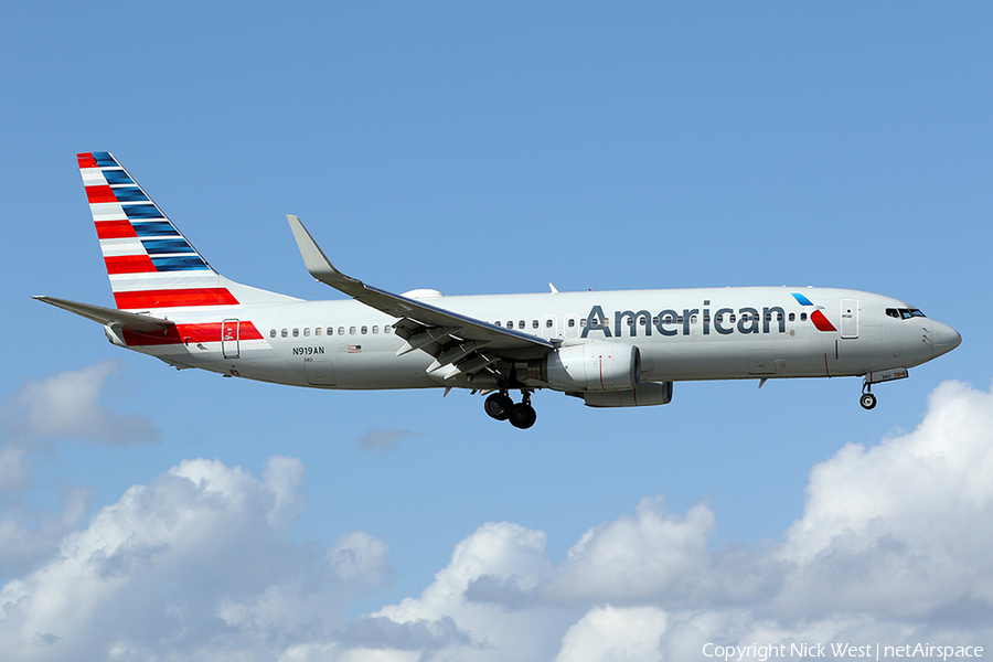 American Airlines Boeing 737-823 (N919AN) | Photo 300913