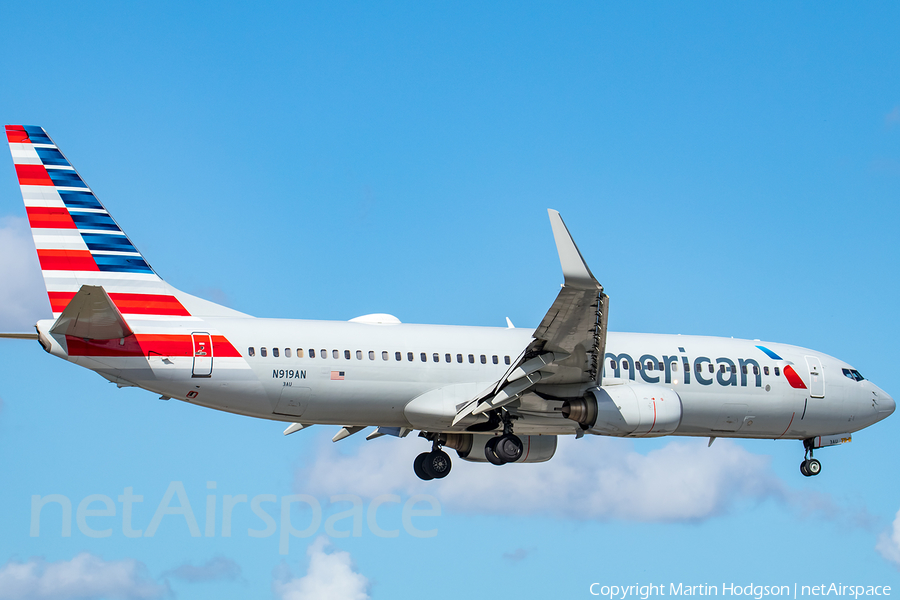 American Airlines Boeing 737-823 (N919AN) | Photo 316326