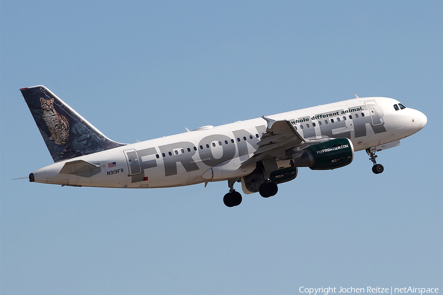 Frontier Airlines Airbus A319-111 (N919FR) | Photo 43673