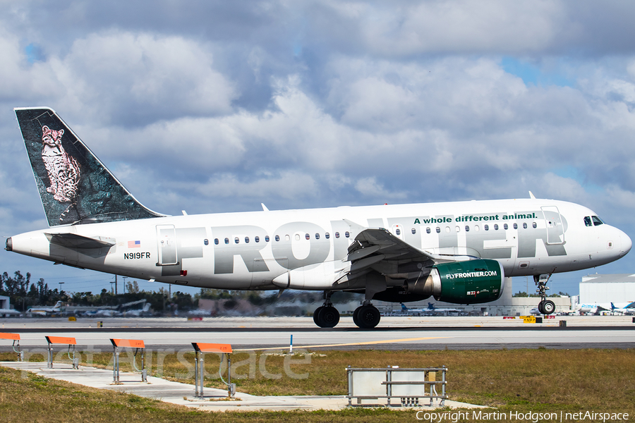 Frontier Airlines Airbus A319-111 (N919FR) | Photo 229387