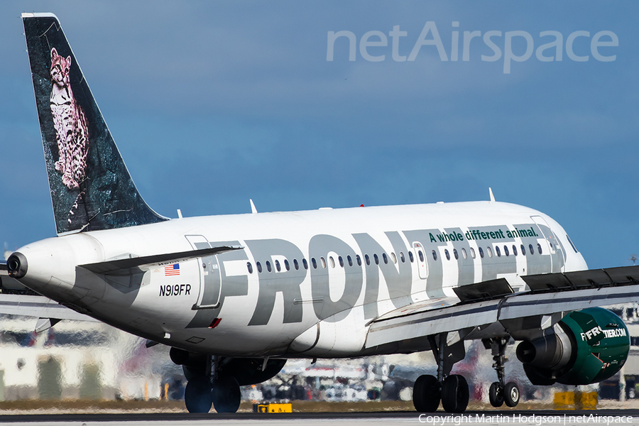 Frontier Airlines Airbus A319-111 (N919FR) | Photo 229388