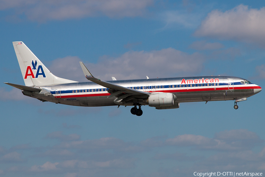 American Airlines Boeing 737-823 (N920AN) | Photo 214271