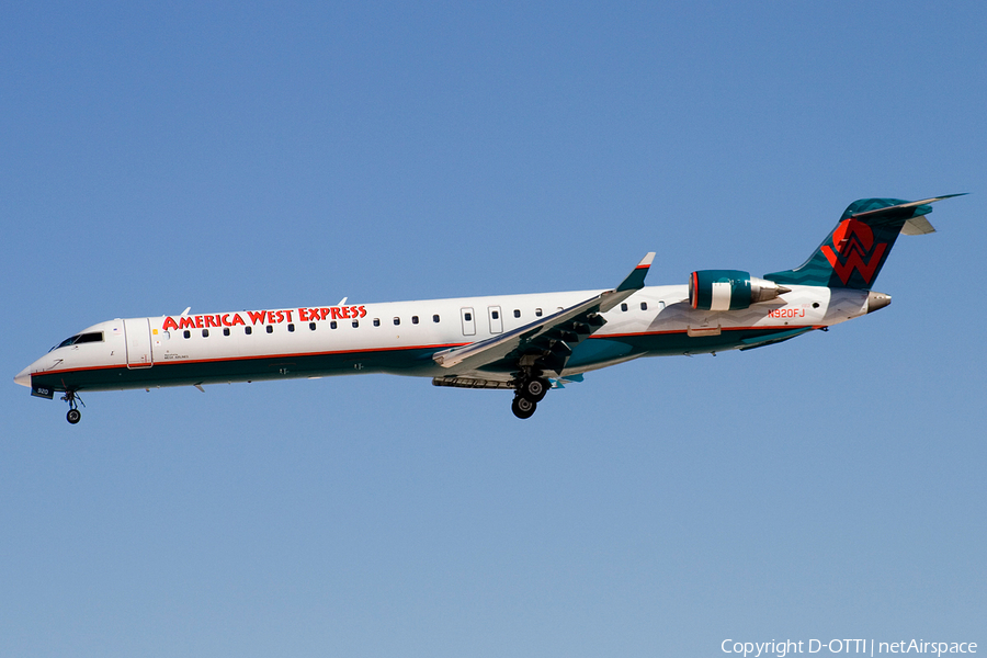 America West Express (Mesa Airlines) Bombardier CRJ-900ER (N920FJ) | Photo 179250