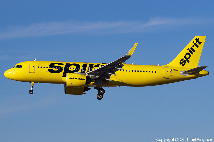 Spirit Airlines Airbus A320-271N (N920NK) | Photo 547935