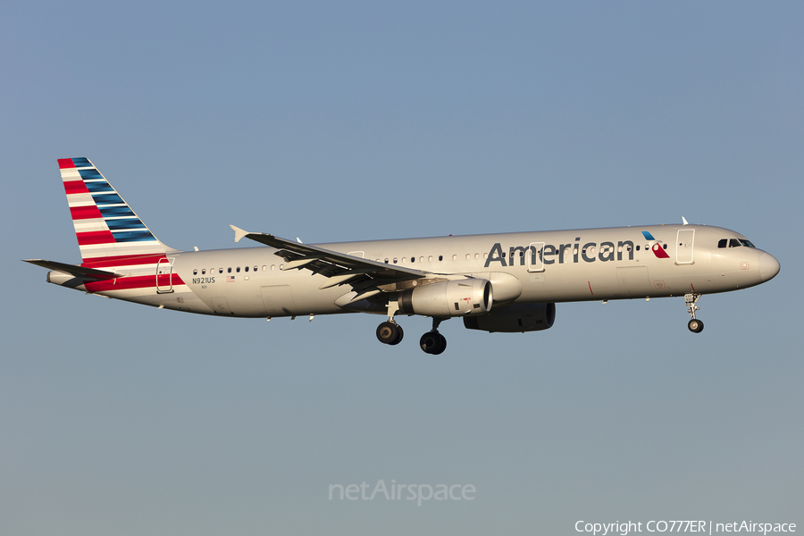 American Airlines Airbus A321-231 (N921US) | Photo 395881
