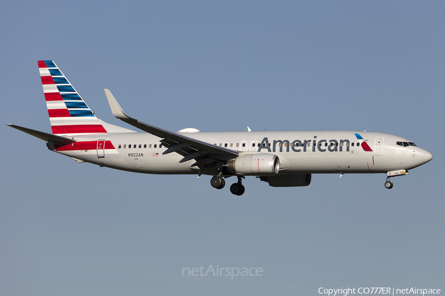 American Airlines Boeing 737-823 (N922AN) | Photo 395869