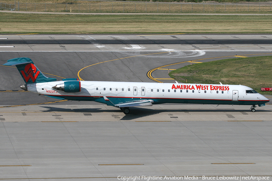 America West Express (Mesa Airlines) Bombardier CRJ-900ER (N922FJ) | Photo 150901