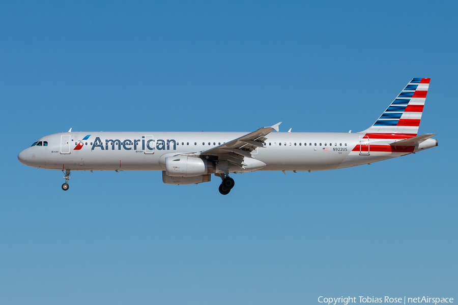American Airlines Airbus A321-231 (N922US) | Photo 298174