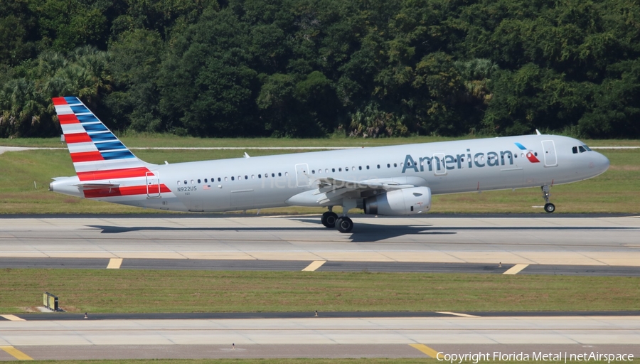 American Airlines Airbus A321-231 (N922US) | Photo 320935