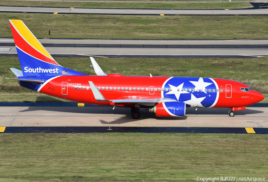 Southwest Airlines Boeing 737-7H4 (N922WN) | Photo 276617
