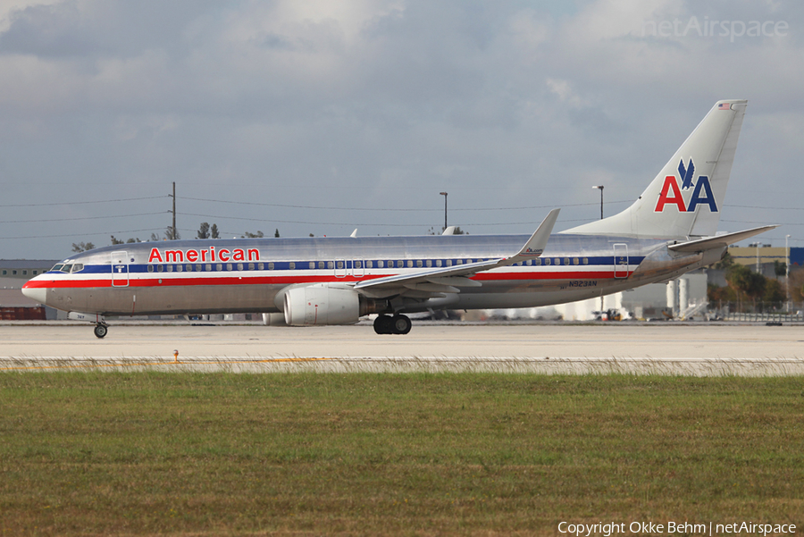 American Airlines Boeing 737-823 (N923AN) | Photo 53859