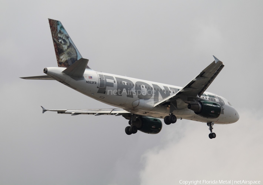 Frontier Airlines Airbus A319-111 (N923FR) | Photo 306185