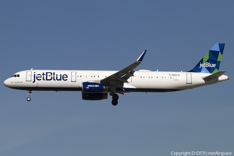 JetBlue Airways Airbus A321-231 (N923JB) | Photo 457856